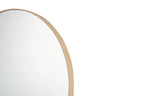 Miroir rond RYA en effet chêne vieilli - 80 x 80 cm - ROUSSEAU