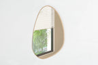Miroir ROZY en effet Chêne vieilli - 80x60 cm ROUSSEAU