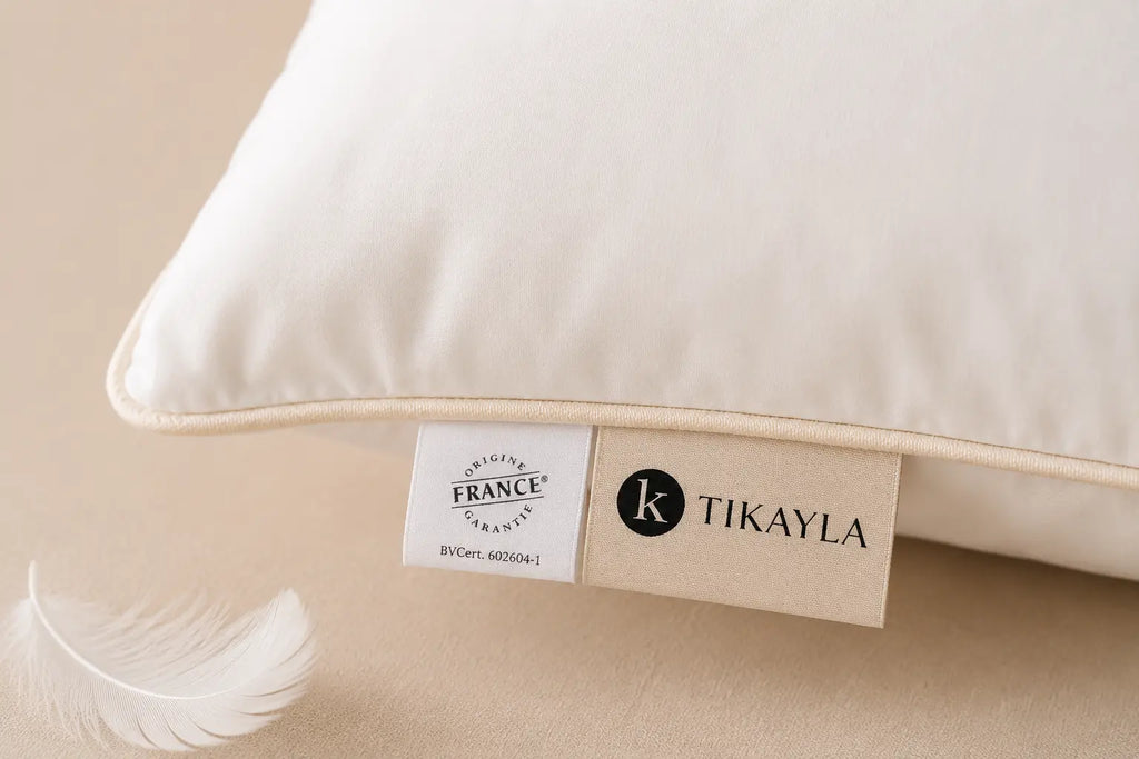 Oreiller enfant NUAGE 40x60 – 90 % duvet, moelleux TIKAYLA