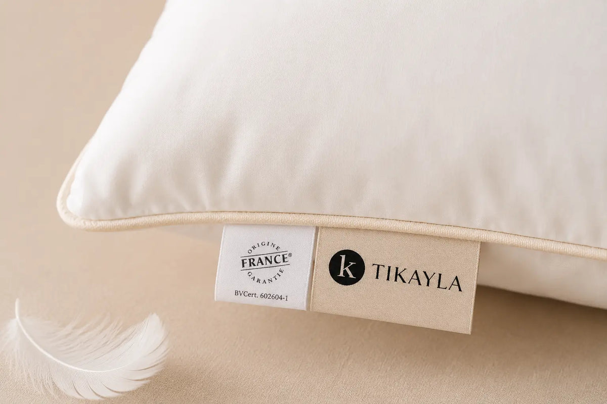 Oreiller enfant NUAGE 40x60 – 90 % duvet, moelleux TIKAYLA