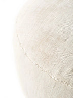 Pouf en tissu 100% Viscose fait main NOVA Crème BENUTA