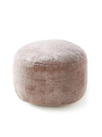 Pouf en tissu 100% Viscose fait main NOVA Rose BENUTA