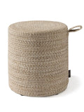 Pouf fait main d'intérieur et d'extérieur NOE Beige BENUTA