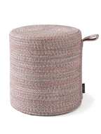 Pouf fait main d'intérieur et d'extérieur NOE Rose BENUTA