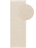 ROCCA - Tapis de Couloir en laine - Blanc BENUTA