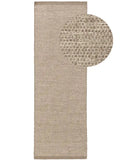 ROCCA - Tapis de Couloir en laine - Taupe BENUTA