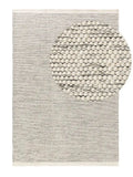 ROCCO - Tapis de laine - Beige et Noir BENUTA