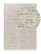 ROCCO - Tapis de laine - Beige et Noir BENUTA