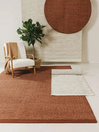 ROCCO - Tapis de laine - Marron BENUTA