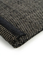 ROCCO - Tapis de laine - Noir et Blanc BENUTA