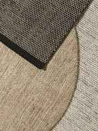 ROCCO - Tapis de laine - Noir et Blanc BENUTA