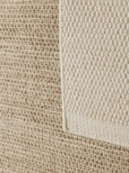 Tapis en laine fait main ROCCO blanc - BENUTA