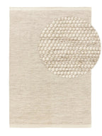 Tapis en laine fait main ROCCO crème - BENUTA