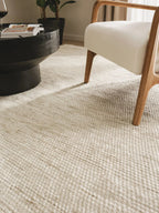 Tapis en laine fait main ROCCO crème - BENUTA