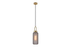 Suspension Luminaire en Verre Fumé Mat LUTON - H : 46cm HOUSE NORDIC