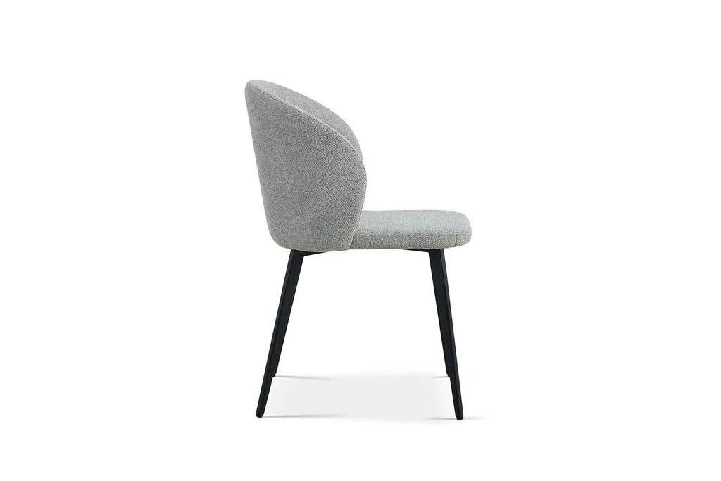 TINA - Chaise de Salle à Manger - 51 x 55 cm - Gris Clair ROUSSEAU
