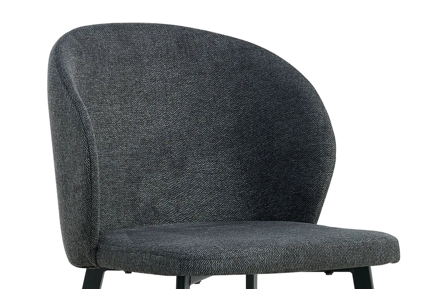 TINA - Chaise de Salle à Manger - 51 x 55 cm - Gris foncé ROUSSEAU