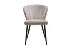 Chaise de salle à manger TONYO Sable velours côtelé – 54 x 55 cm | TIKAYLA