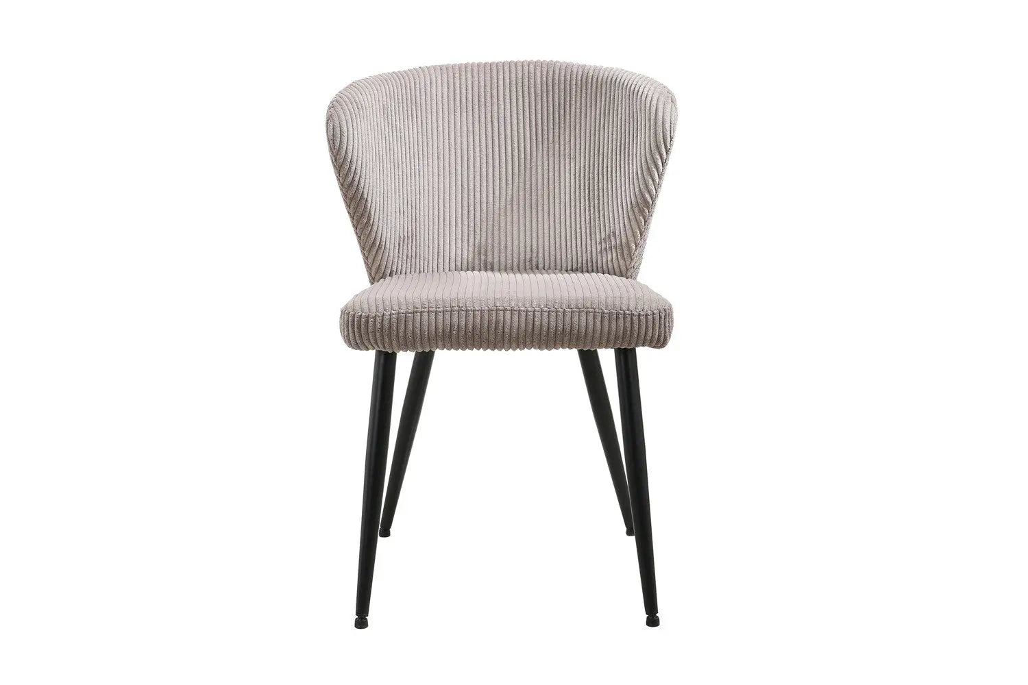 Chaise de salle à manger TONYO Sable velours côtelé – 54 x 55 cm | TIKAYLA