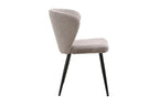 Chaise de salle à manger TONYO Sable velours côtelé – 54 x 55 cm | TIKAYLA