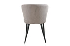Chaise de salle à manger TONYO Sable velours côtelé – 54 x 55 cm | TIKAYLA