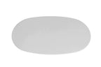 Table Basse Ovale Effet Ciment Ecru TAVINA - 120 cm ROUSSEAU