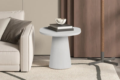 TAVINA Table basse ovale 55 cm - TIKAYLA