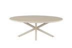 Table basse ovale NOAH vue de face