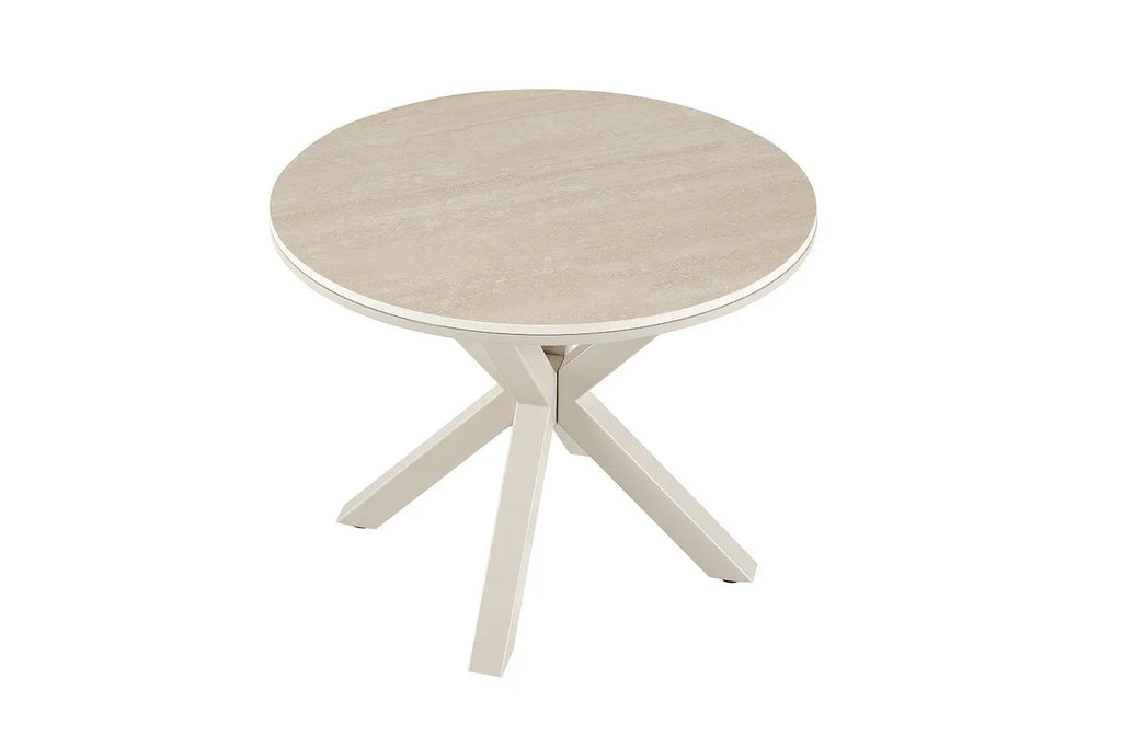 Table basse ronde NOAH vue de trois quarts