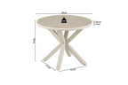 Schéma coté de la table basse ronde NOAH Ø 60 x 46 cm