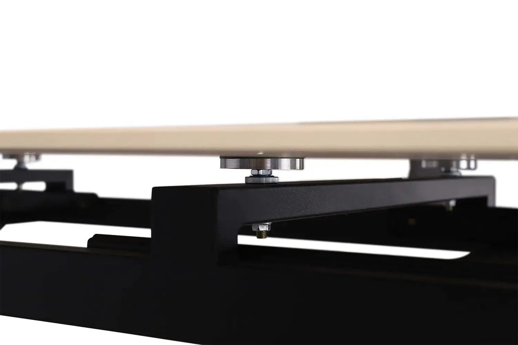 Table extensible rectangulaire en pierre HIRA Noir - 160 à 240 cm - ROUSSEAU chez TIKAYLA