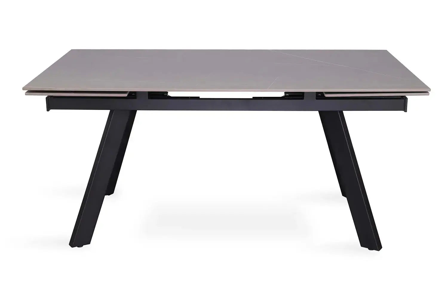Table extensible rectangulaire en pierre HIRA Gris - 160 à 240 cm - ROUSSEAU chez TIKAYLA