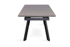 Table extensible rectangulaire en pierre HIRA Gris - 160 à 240 cm - ROUSSEAU chez TIKAYLA