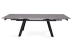 Table extensible rectangulaire en pierre HIRA Gris - 160 à 240 cm - ROUSSEAU chez TIKAYLA