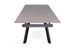 Table extensible rectangulaire en pierre HIRA Gris - 160 à 240 cm - ROUSSEAU chez TIKAYLA