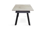 Table extensible rectangulaire en pierre HIRA Shakespear Beige - 160 à 240 cm - ROUSSEAU chez TIKAYLA