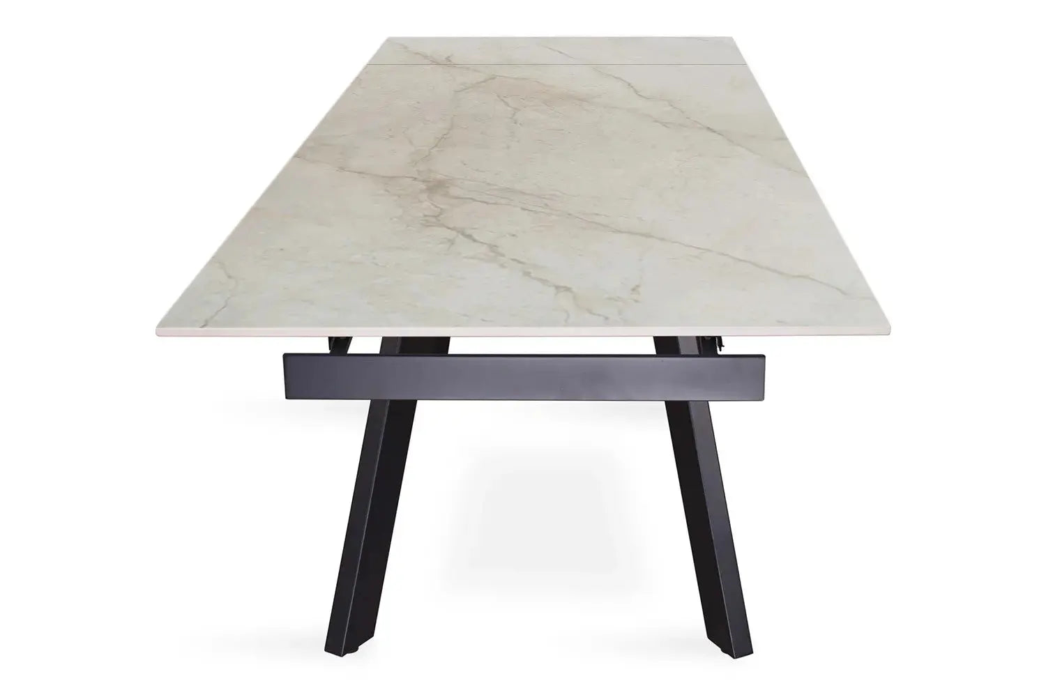Table extensible rectangulaire en pierre HIRA Shakespear Beige - 160 à 240 cm - ROUSSEAU chez TIKAYLA