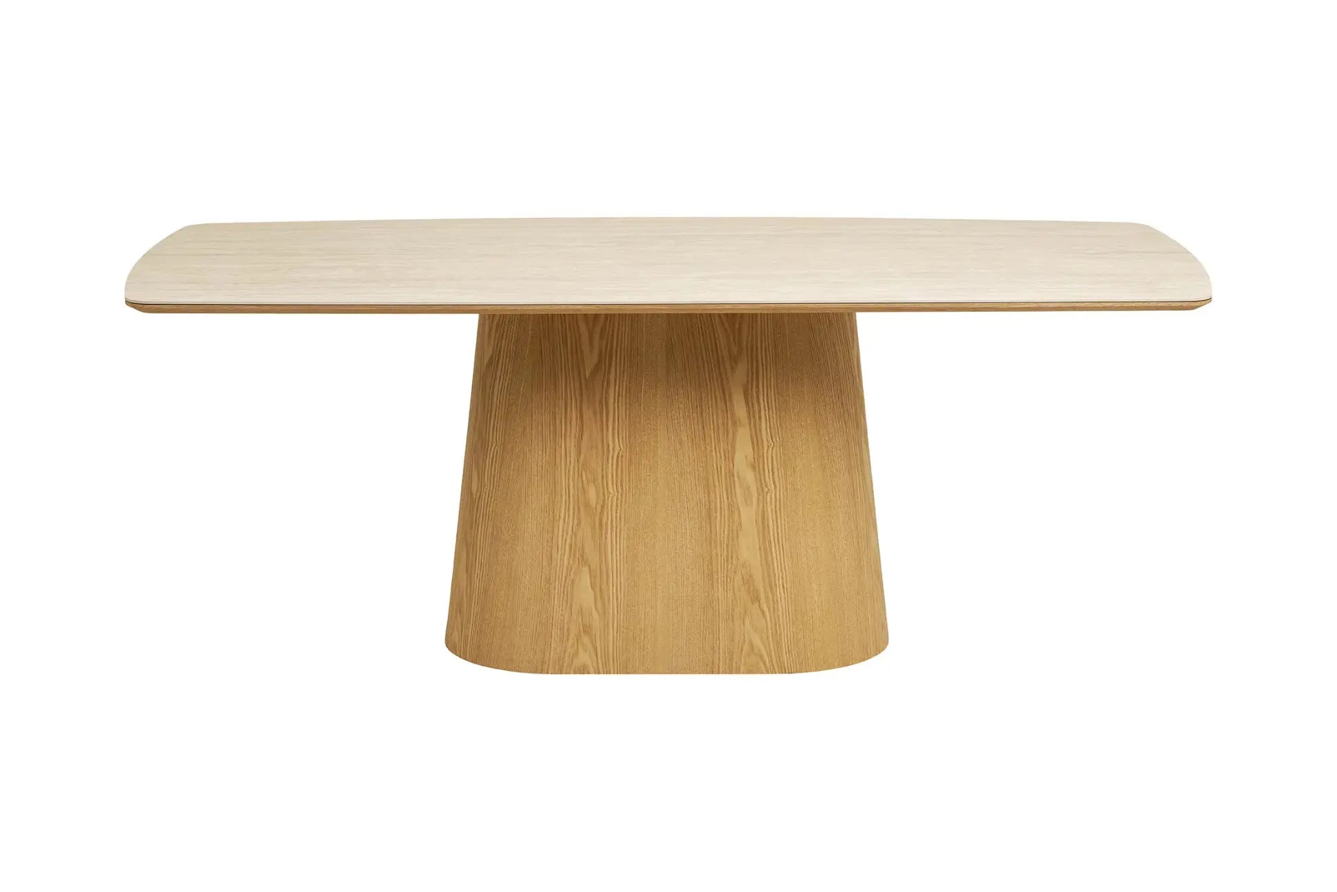 Table Rectangulaire de Salle à Manger Plateau en Céramique NOLI Naturel - 90x200 cm HOUSE NORDIC