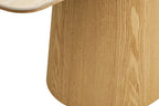Table Rectangulaire de Salle à Manger Plateau en Céramique NOLI Naturel - 90x200 cm