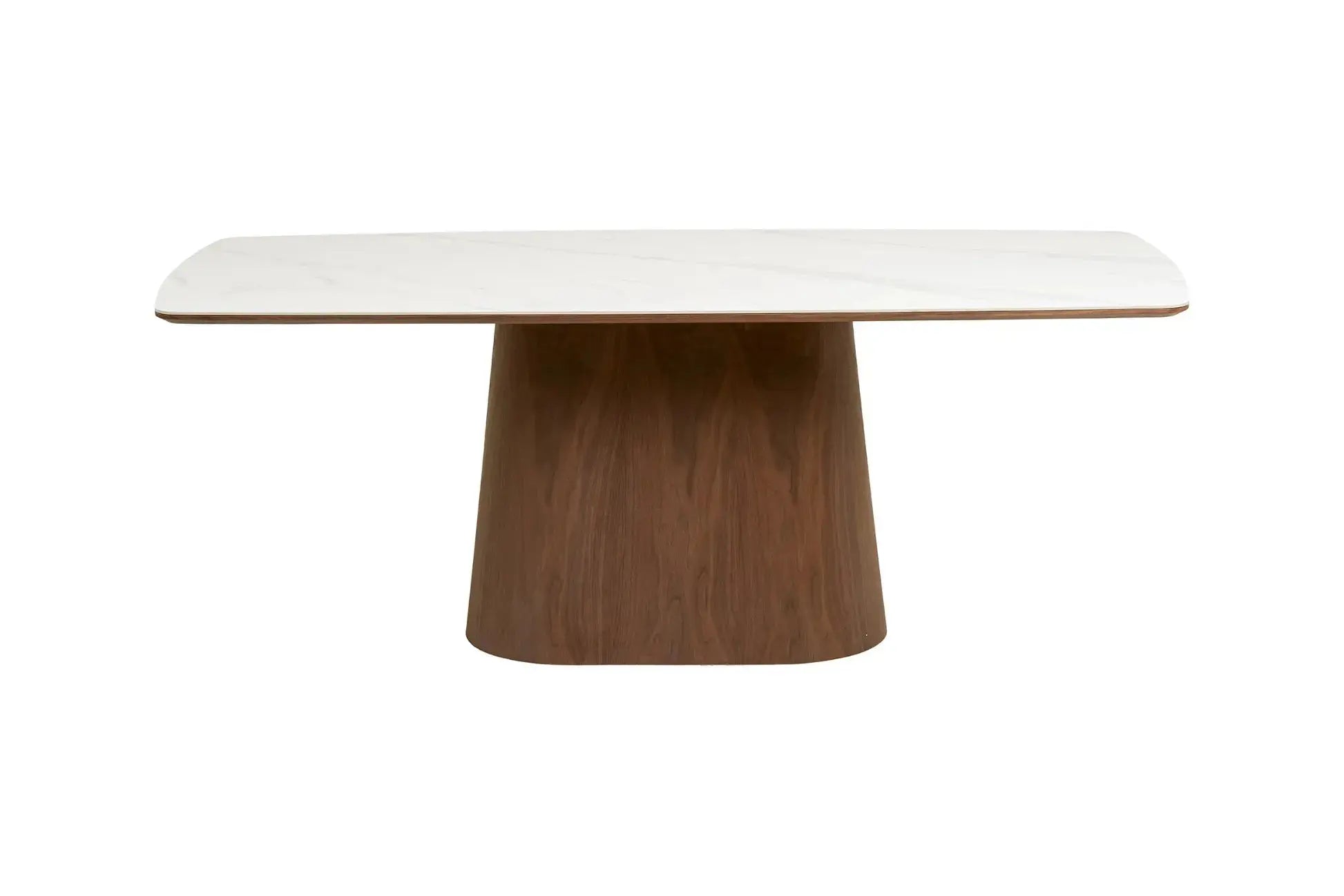 Table rectangulaire de salle à manger plateau blanc en céramique NOLI - 90 x 200 cm - HOUSE NORDIC chez TIKAYLA