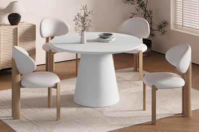 TAVINA Table à manger ronde 120 cm - TIKAYLA