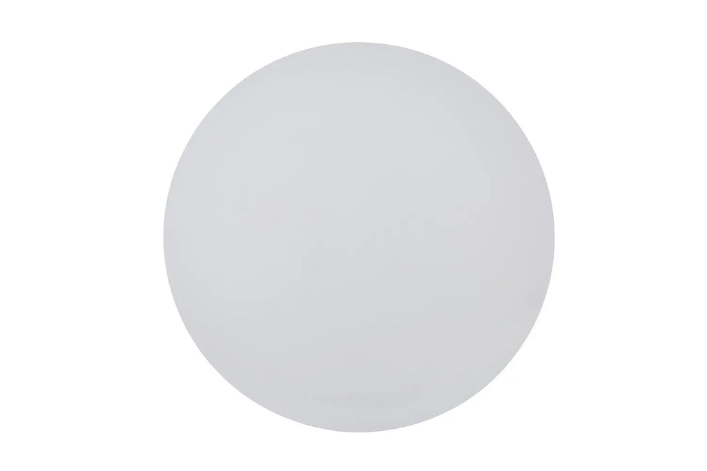 Table Ronde Effet Ciment Blanc TAVINA - 120 cm ROUSSEAU