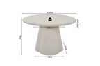 Table Ronde Effet Ciment FARY - 120 cm ROUSSEAU