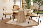 Table Ronde TIGA en Effet Chêne vieilli 120 cm ROUSSEAU