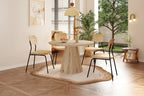 Table Ronde TIGA en Effet Chêne vieilli 120 cm ROUSSEAU
