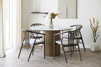 Table Ronde plateau en Céramique ATHENS pour salle à manger - 140x140 cm HOUSE NORDIC