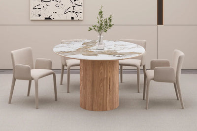 AVORA Table extensible 120 à 200 cm - TIKAYLA
