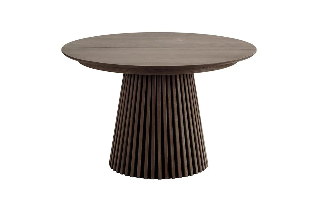 Table à Manger Extensible OSAKA Effet Bois Brun Foncé - 120 à 240 cm HOUSE NORDIC