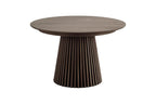 Table à Manger Extensible OSAKA Effet Bois Brun Foncé - 120 à 240 cm HOUSE NORDIC