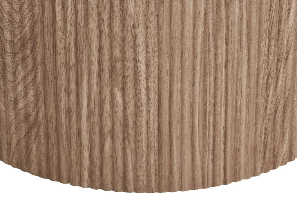 Table à Manger Ovale ATHENS Céramique Blanc Marron -  210 x 100 cm HOUSE NORDIC